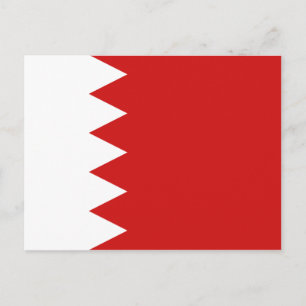 Bahrain Flag Postcard