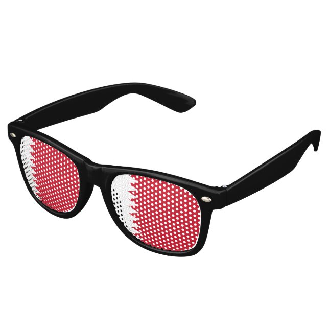 Bahrain flag retro sunglasses (Angled)