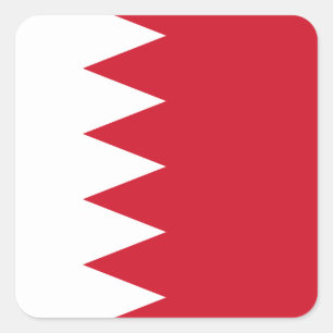 Bahrain Flag Square Sticker