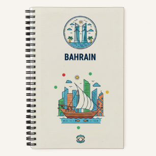 Bahrain Heritage & Pearling Legacy Photo Archive Notebook