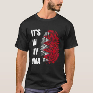 Bahrain Is In My Dna It's In My Dna Bahraini Finge T-Shirt