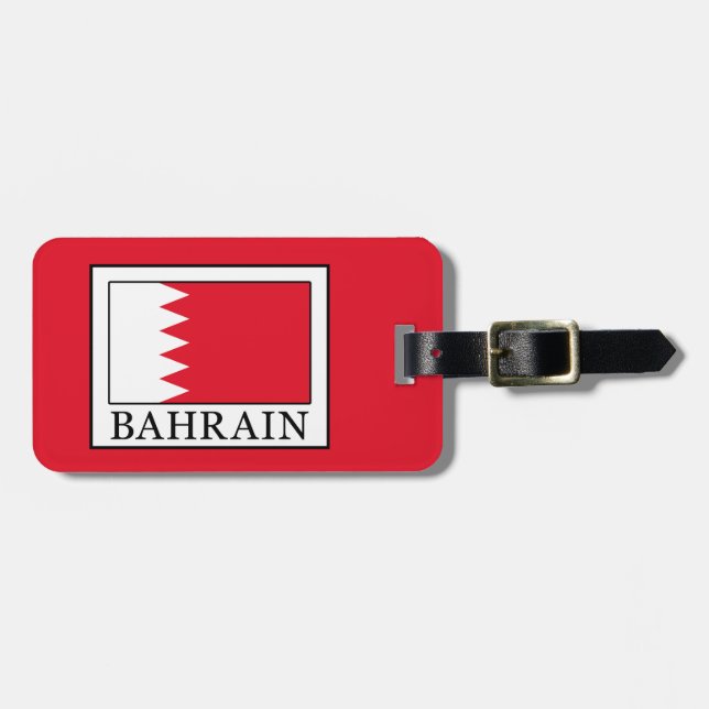 Bahrain Luggage Tag (Front Horizontal)