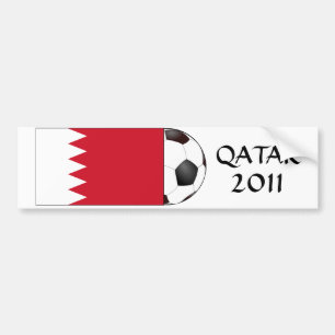 Bahrain "QATAR 2011" Bumper Sticker