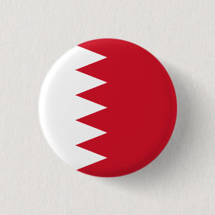 Bahraini Flag, Flag of Bahrain 3 Cm Round Badge