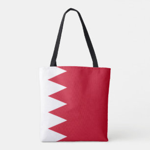 Bahraini Flag, Flag of Bahrain Tote Bag