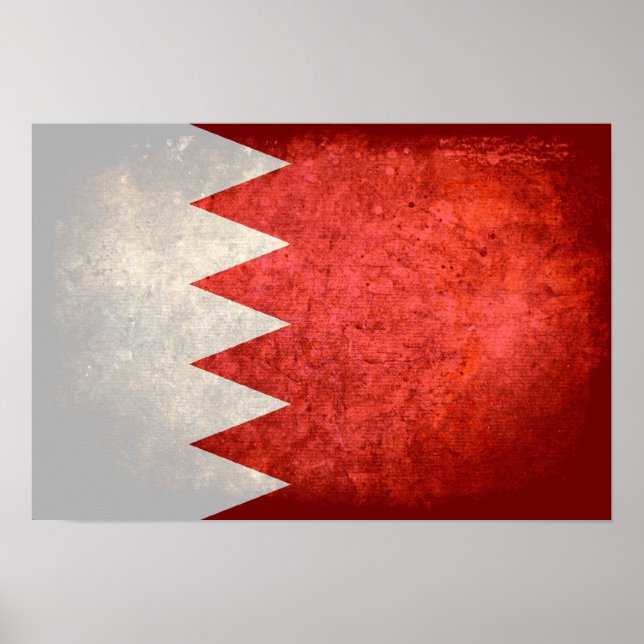 Bahraini Flag Poster (Front)