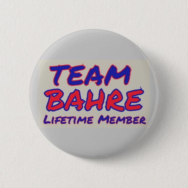 bahre 6 cm round badge (Front)