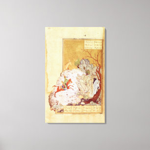 Bahrum Gur Slaying the Dragon Canvas Print