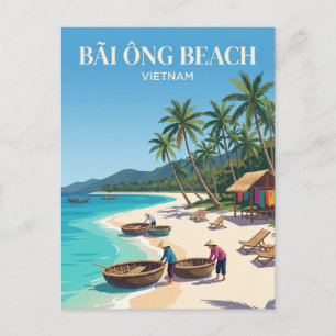 Bãi Ông Beach Vietnam Postcard