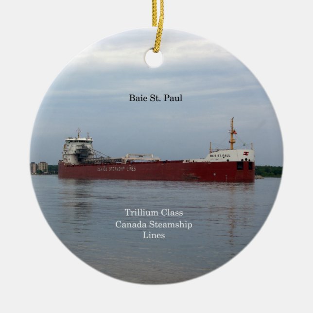 Baie St. Paul double sided ornament (Front)