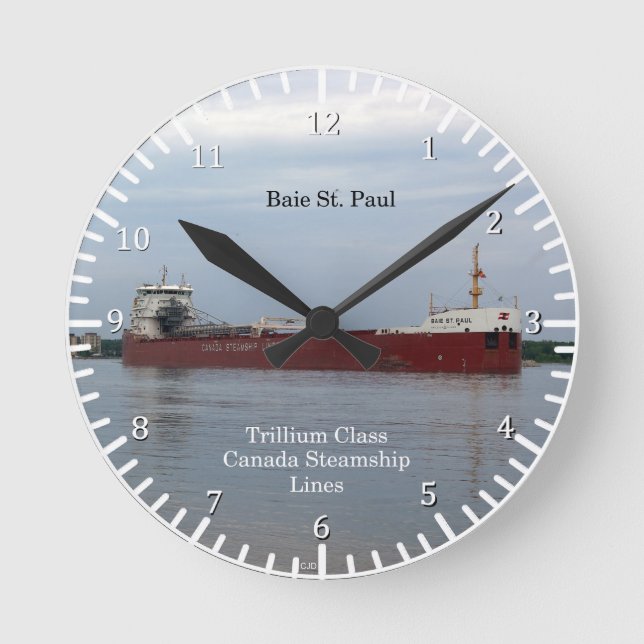 Baie St. Paul loaded clock (Front)
