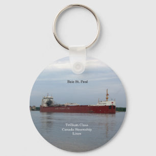 Baie St. Paul loaded key chain