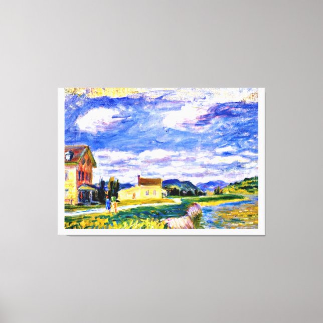 Baie St. Paul, Quebec by William James Glacken Canvas Print (Front)