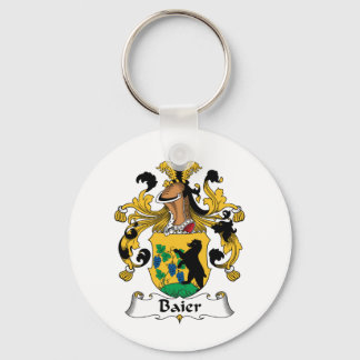 Baier Family Crest Key Ring