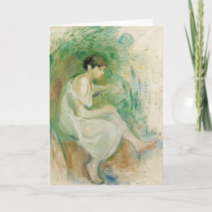 Baigneuse en Chemise   Berthe Morisot Card