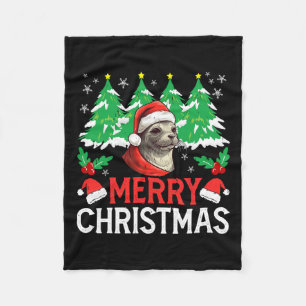 Baikal Seal Christmas Pajama Costume For Xmas Holi Fleece Blanket