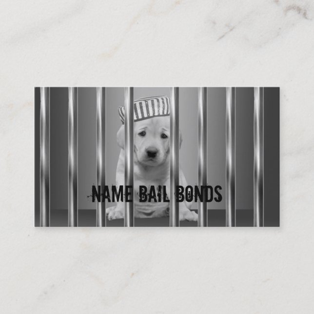 Bail Bonds Business Cards (Front)