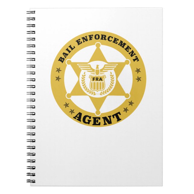 BAIL ENFORCEMENT AGENT BADGE NOTEBOOK (Front)