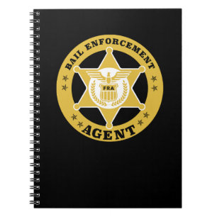BAIL ENFORCEMENT AGENT BADGE NOTEBOOK