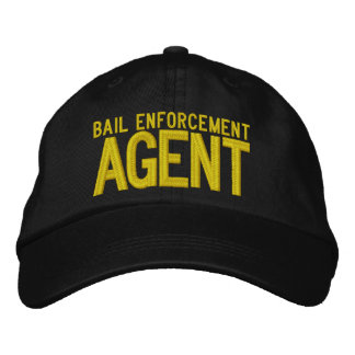 BAIL ENFORCEMENT AGENT EMBROIDERED HAT