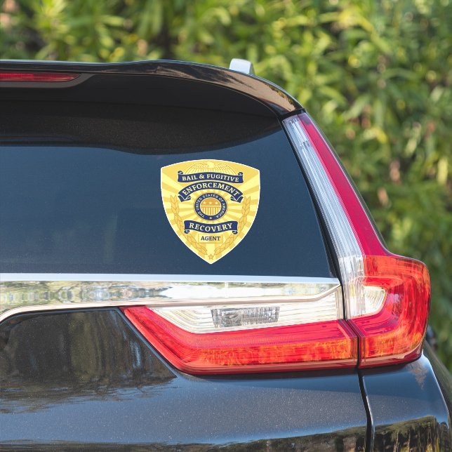 BAIL & FUGITIVE RECOVERY BADGE (Car Side)