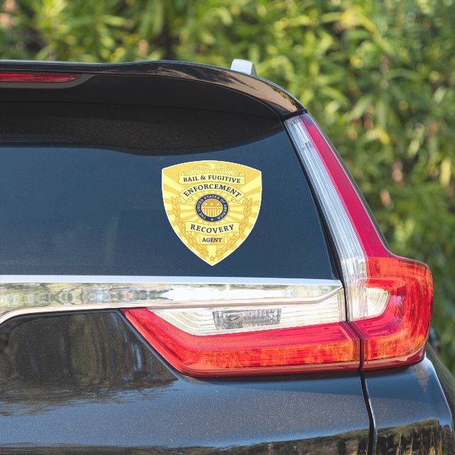 BAIL & FUGITIVE RECOVERY BADGE (Car Side)