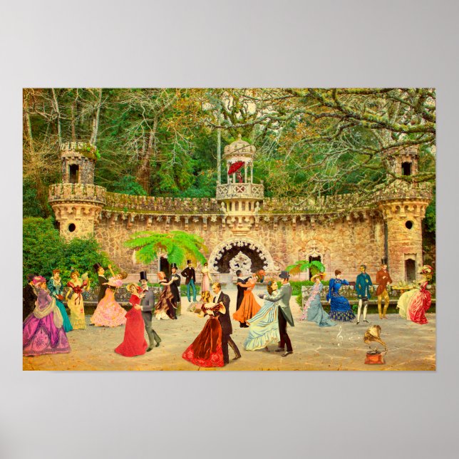 Bailando vals en la Quinta da Regaleira (Portugal) Poster (Front)