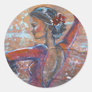 Bailaora Classic Round Sticker