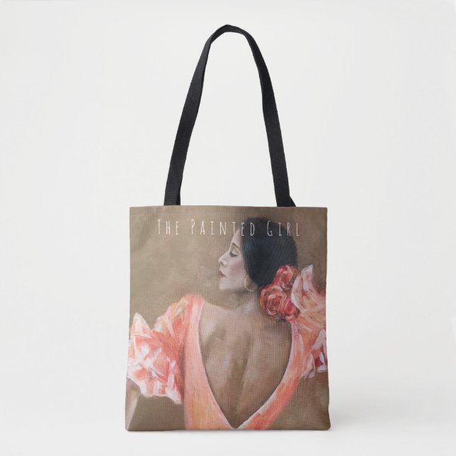 "Bailaora" flamenco dancer tote bag (Front)