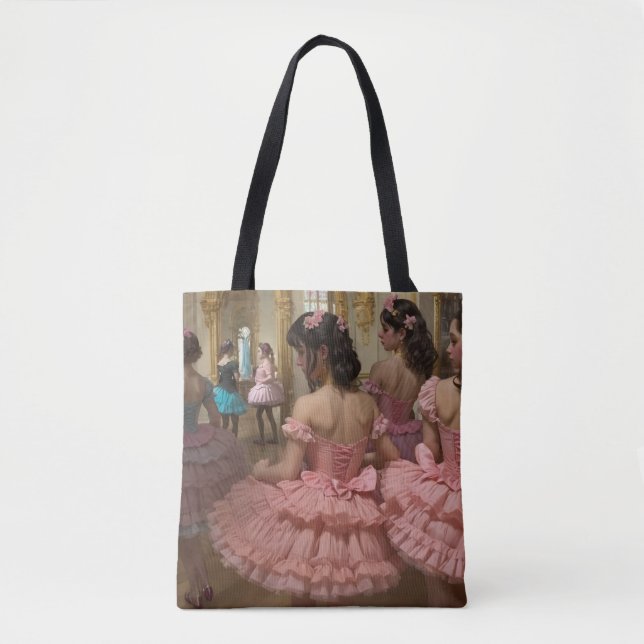 Bailarinas en una gran sala de estilo rocóco tote bag (Front)