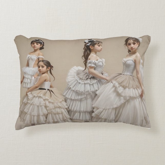 Bailarinas románticas decorative cushion (Front)