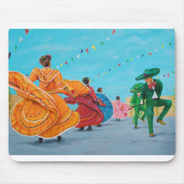 Baile Folklorico Dance Mouse Pad (Front)