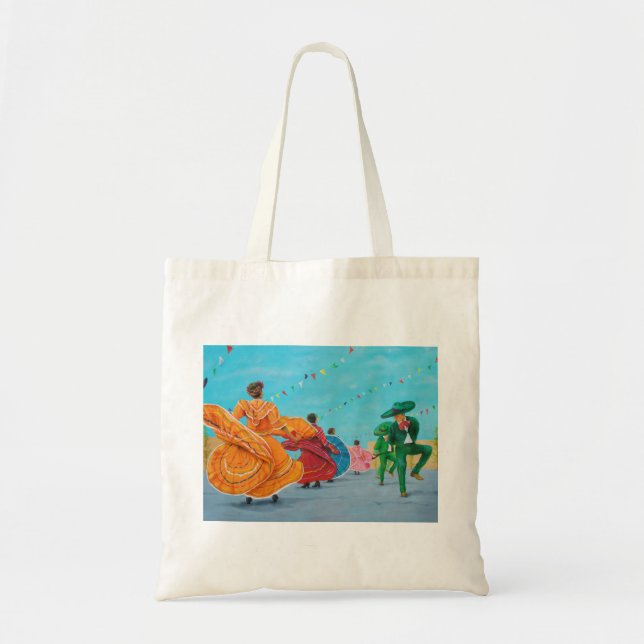 Baile Folklorico Dance Tote Bag (Front)