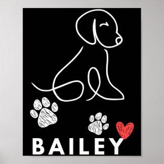 Bailey Dog Nasogovernment Agencyl Plgovernment Poster