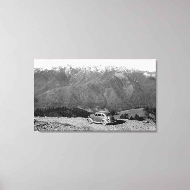 Bailey Range from Hurricane Ridge Olympics Canvas Print (Front)