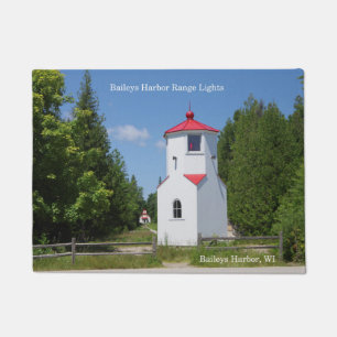 Baileys Harbor Range Lights door mat