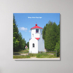 Baileys Harbour Range Lights canvas print