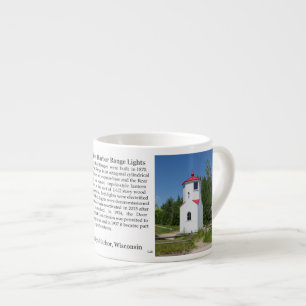 Baileys Harbour Range Lights espresso mug