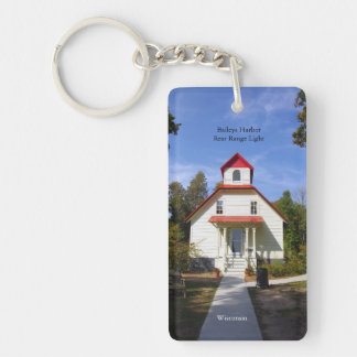 Baileys Harbour Rear Range Light acrylic key chain