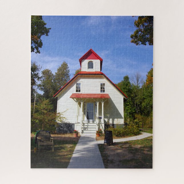 Baileys Harbour Rear Range Light jigsaw puzzle (Vertical)