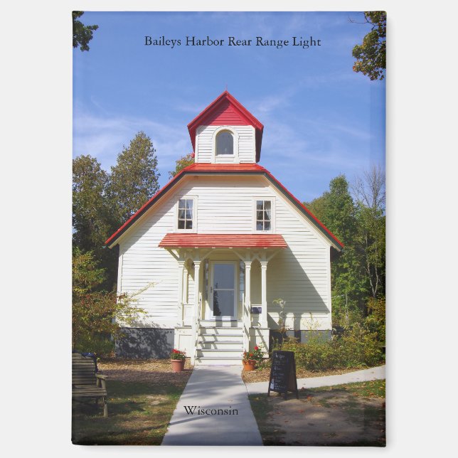 Baileys Harbour Rear Range Light magnet (Front)