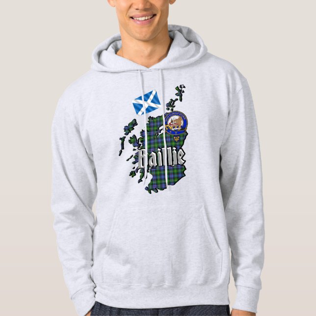 Baillie Clan Badge Adult Hoodie (Front)