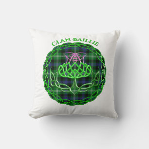 Baillie Scottish Tartan Celtic Thistle Cushion