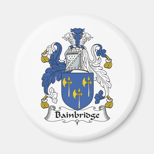 Bainbridge Family Crest Magnet (Front)