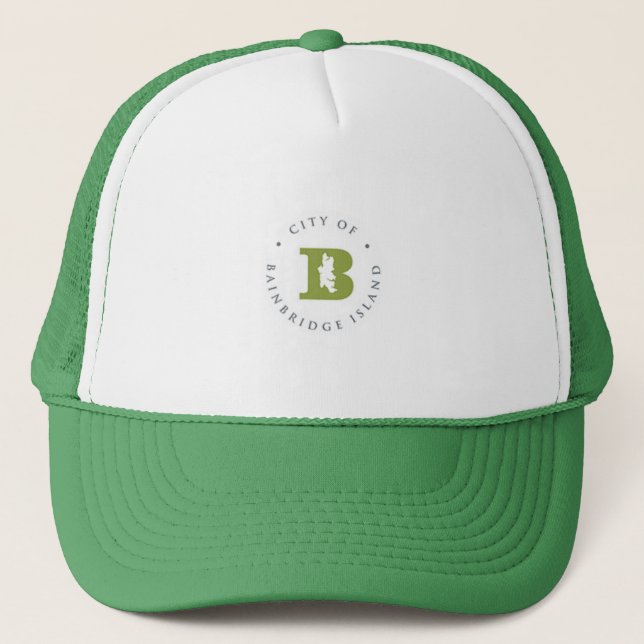 BAINBRIDGE ISLAND WASHINGTON TRUCKER HAT (Front)