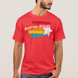 Bainbridge Island Washington Vintage Distressed So T-Shirt