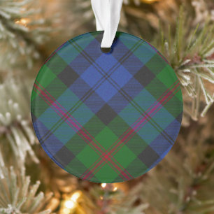 Baird Clan Highland Family Plaid Ornament