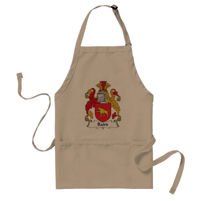 Baird Family Crest Standard Apron (Front)