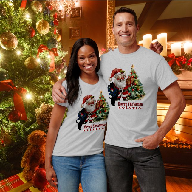 Baird Scottie Dog Christmas Personalised T-Shirt (Creator Uploaded)