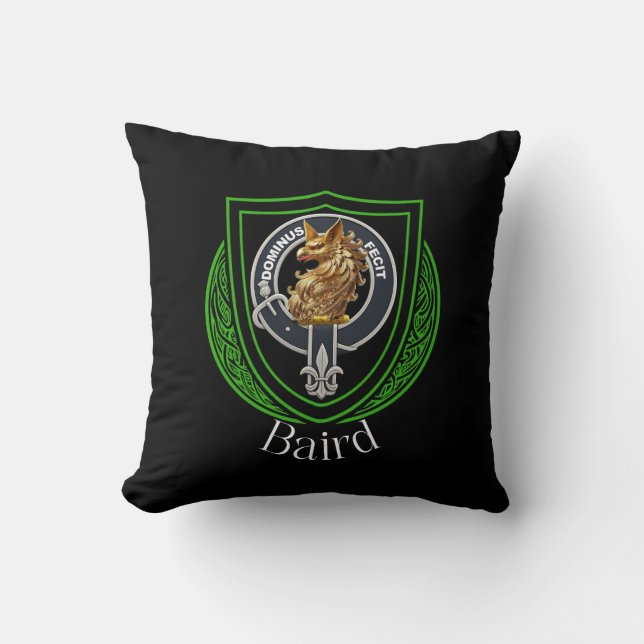 Baird Scottish Clan Crest Cushion (Front)